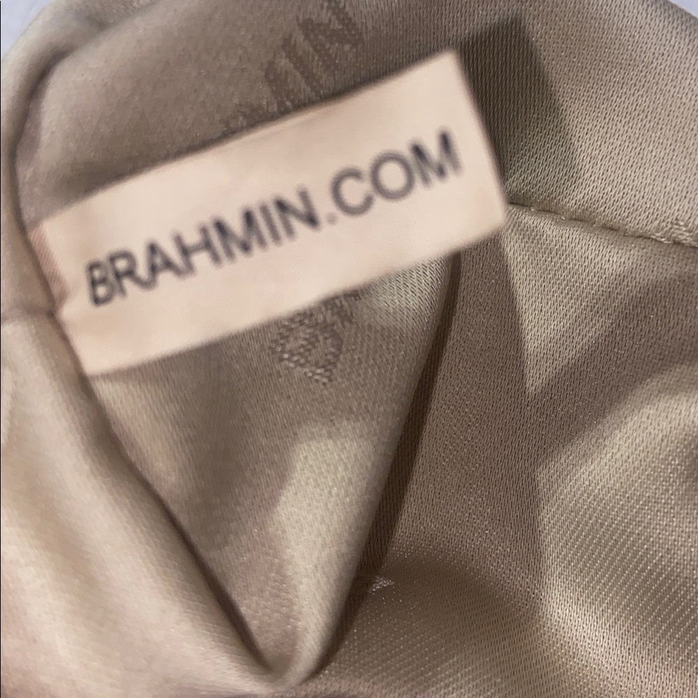 Brahim RARE Katie Crossbody Bag 🤎✨ Italian Straw 🌾 Multi Isla Brown 🤍👜 - Picture 7 of 7